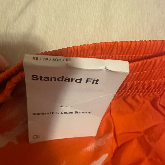 Nike Orange Tie-Dye Athletic Shorts - Picture 3 of 3